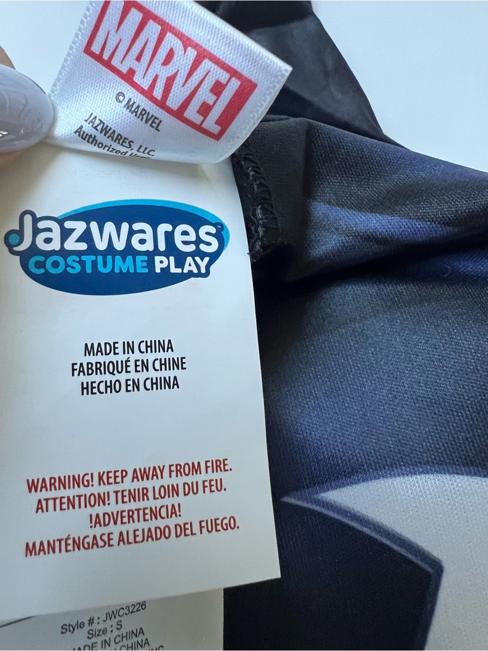 Jazwares Marvel Venom Child Costume Padded Muscles Jumpsuit Mask Small (4/7) - Picture 10 of 16